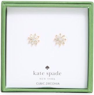 Kate Spade New York mini flower stud earrings in Clear /Gold at Nordstrom Rack