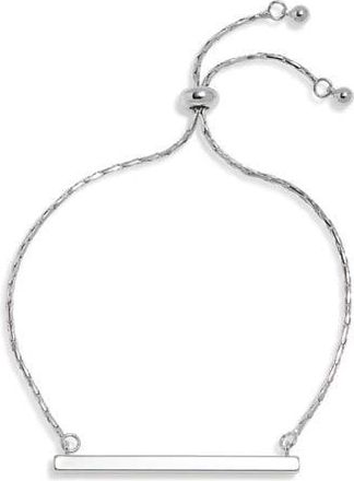 Sterling Forever Bar Slider Bracelet in Silver at Nordstrom Rack