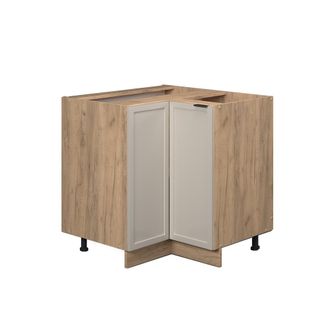 Vicco Muebles Bajos Rinconeros Fame-line, Grisbeige, 80.5 Cm Sin Encimera, Vicco