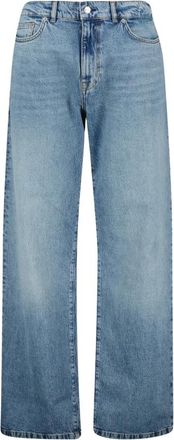 Iro Blauwe Wijde Jeans Doina - Heren - Regular Fit Jeans - Blauw - W30 - Katoen - Jeans