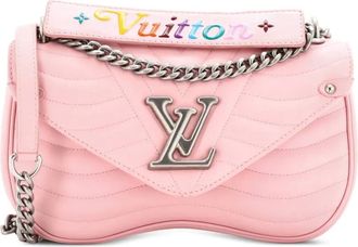 Louis Vuitton New Wave Chain Bag gewatteerde leren MM crossbodytas - Roze