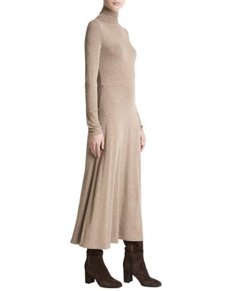 Vince Cozy Funnel Neck Dress
