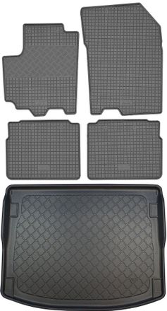 OEM Suzuki Sx4 Ii S-cross / Sx4 S-cross Hybrid Suv (5 Puertas) Desde Septiembre De 2013 Hasta Febrero De 2020. Juego: Alfombrillas De Goma Para Coche + Al