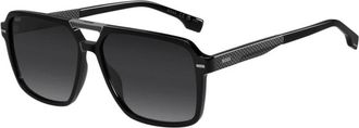 HUGO BOSS 1766/S Zonnebril - Heren - Zonnebrillen - Zwart - 59 MM - Accessoires