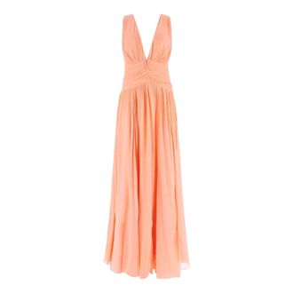Guess Lange viscose jurk - Dames - Jurken - Roze - Maat: S Viscose