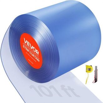 OEM Cortina De Puerta De Pvc 30,8 X 0,3 Cm, Rollo De Tiras De Pl&aacute;stico Transparente Espesor De 3 Mm, Cortina De Tiras Para Puertas De Supermercado, F&aacute;bric