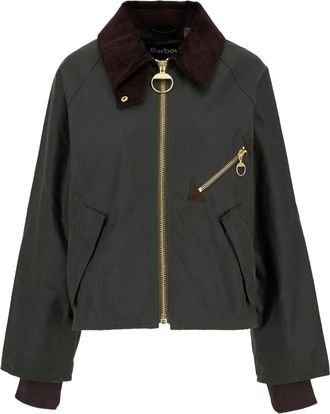 Barbour Giacca con zip - Verde
