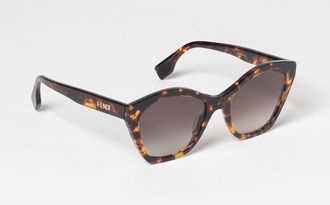 Fendi Occhiali da sole oversize in acetato dalla forma irregolare