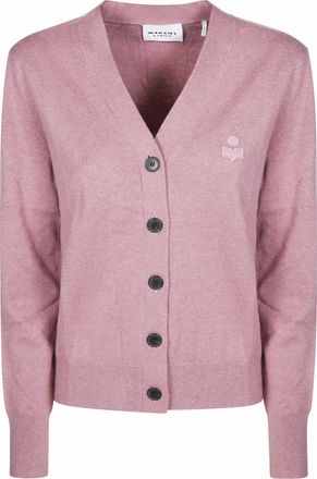 Isabel Marant Karinagz Soft V-Neck Knit Cardigan