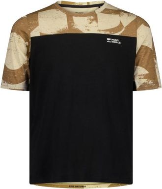 Mons Royale Diversion Merino Bike Jersey S/S Velotrikot f&uuml;r Herren | schwarz