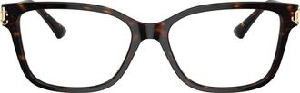 Jimmy Choo London 0jc3012 Tortoiseshell Square Frame Eyeglasses