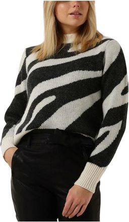 Levete Room Witte Pullover Trui - Dames - Ronde hals truien - Wit - XL - Truien & Vesten