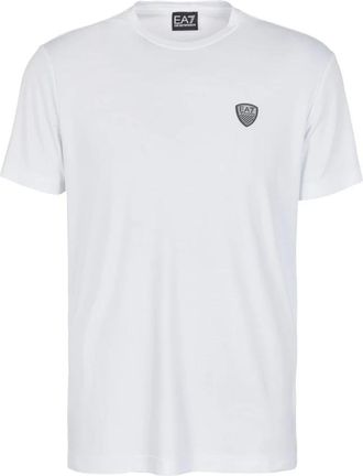 Emporio Armani Logo T-shirt - Heren - T-shirts - Wit - S - Katoen - Tops