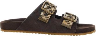 Burberry Urchin Sandal - Dames - Sandalen - Bruin - 36 EU - Su&egrave;de - Schoenen