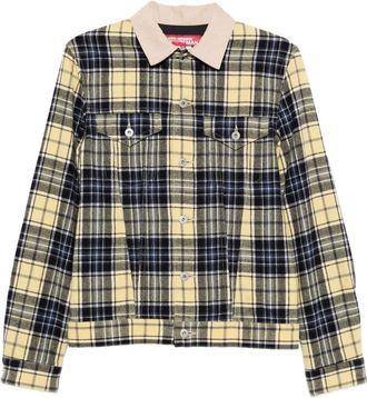 Junya Watanabe x Levis Giacca a quadri 2012 - Blu