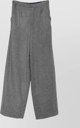 Forte_Forte high waist wide leg trousers with pockets