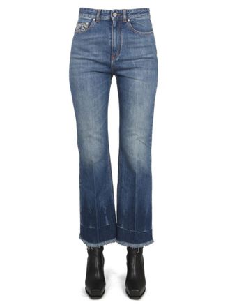 Stella McCartney Blue Flared High Rise Jeans