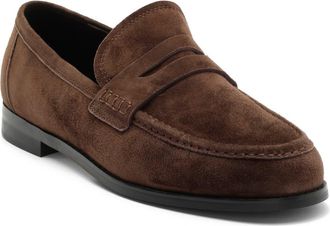 Tony Bianco Zac Penny Loafer in Espresso Suede at Nordstrom, Size 9.5