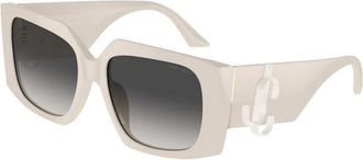 Jimmy Choo London Authentieke brillen met eersteklas service - unisex - Zonnebrillen - Wit - 55 MM - Accessoires