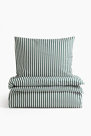 H&M Baumwollbettwäsche für Einzelbetten - Green