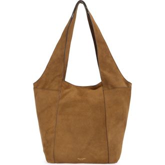 Rag & Bone Large Brayton Suede Shopper in Golden Brown at Nordstrom