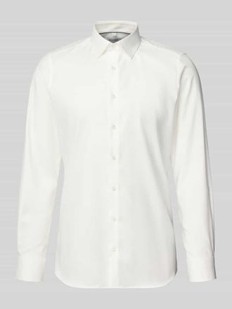 Olymp Level 5 Slim Fit Businesshemd in Premiumqualit&auml;t in Ecru, Gr&ouml;&szlig;e 38