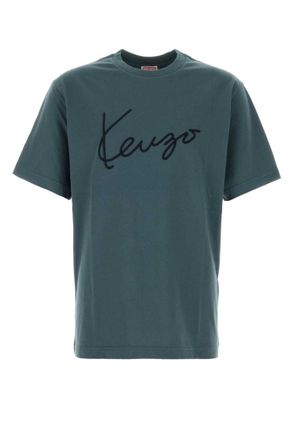 Kenzo Anthracite Blue Logo T-Shirt