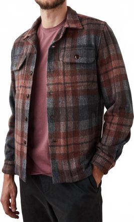 Rails Viggo Shirt Jacket In Crimson Shadow Plaid