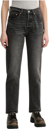 Levi's 501 Crop - Dames - Regular Fit Jeans - Zwart - W29 L30 - Katoen - Jeans