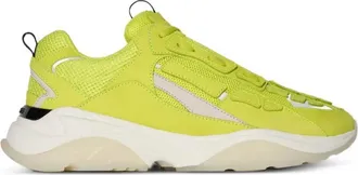Amiri Mens Volt and Reflective Skeleton Bone Runner Sneakers