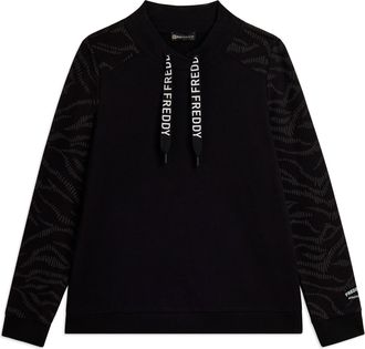 Freddy Felpa con Scollo a Incrocio e Motivo Grafico