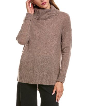 Alberta Ferretti High-Low Cashmere Pullover