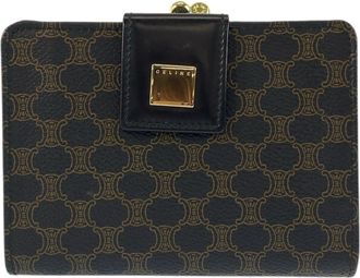 Celine Black Brown Wallet (Bi-Fold) (Pre-Owned)