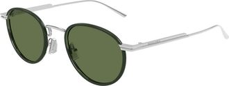 Bottega Veneta BV1389S 003 Mens Sunglasses Green Size 48