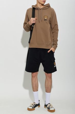 Moschino Active Hoodie, Mens, Brown