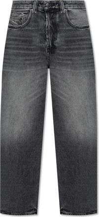 Diesel Jeans 2001 D-Macro - Heren - Loose Fit Jeans - Grijs - W31 - Denim - Jeans