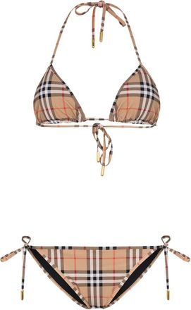 Burberry Beachwear Marrone-Donna