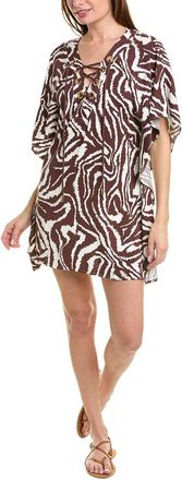 La Blanca Fierce Lace Up Caftan