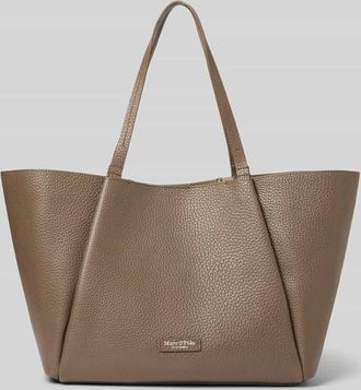 Marc O'Polo Shopper aus reinem Rindsleder in Hellbraun, Gr&ouml;&szlig;e 1