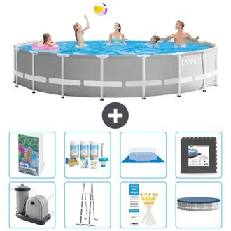 Intex Piscina Prism Frame Redonda - 549x122 Cm - 9-piezas S581