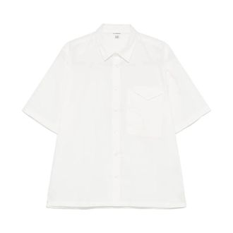 C.P. Company Short Sleeve Multipocket Shirt - Heren - Korte mouwen Overhemden - Beige - M - Katoen - Overhemden