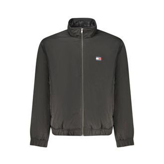 Tommy Hilfiger Jassen, Heren, Zwart, XL, Polyester, Jacket met lange mouwen