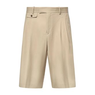 Dr&ocirc;le de Monsieur Short Long Coton - male - Drole de Monsieur - Bermudas - Beige - M - Shorts