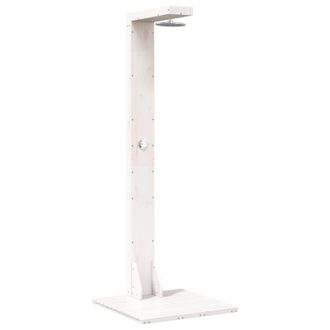 vidaXL Ducha Exterior 210 Cm Madera Maciza De Pino Y Acero Inoxidable Vidaxl