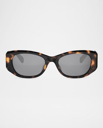 Celine 3 Dots Acetate Oval Sunglasses