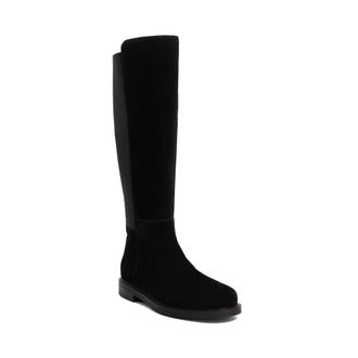 Dune London Womens Ladies Tallo - Knee High Chunky Boots - Black Leather - Size UK 7
