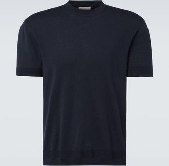 Moncler T-shirt in seta e cotone