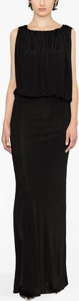 Saint Laurent Womens Dresses - Black viscose - Size EU 40 (Womens)