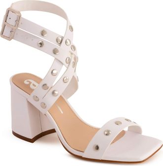 Andrea Womens Heeled Ankle Strap Sandals