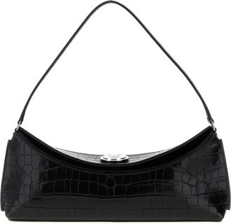 Jacquemus La Pochette Ovalo - Dames - Schoudertassen - Zwart - ONE Size - Katoen - Tassen
